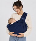 We Made Me by Diono Smile Sling – Porte-bébé écharpe 5 en 1 – 0 à 24 mois – 3,6 à 15,9 kg