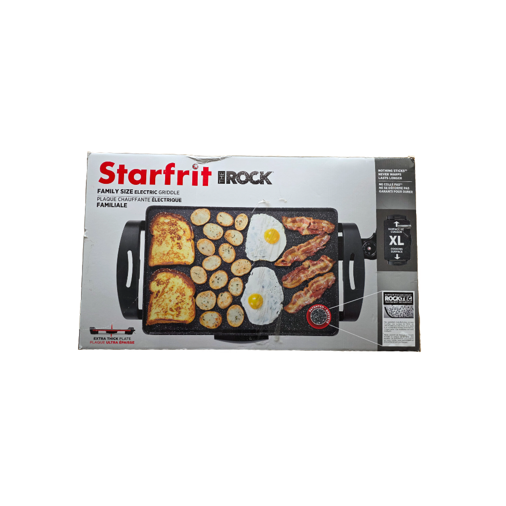 Starfrit The Rock – Plaque chauffante électrique familiale XL